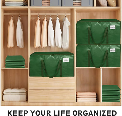 📦 Extra Large Heavy-Duty Moving Bags – Reusable Storage Totes with Zipper & Reinforced Handles 🏠✨
