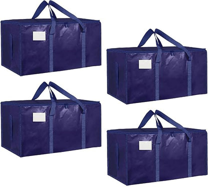 📦 Extra Large Heavy-Duty Moving Bags – Reusable Storage Totes with Zipper & Reinforced Handles 🏠✨