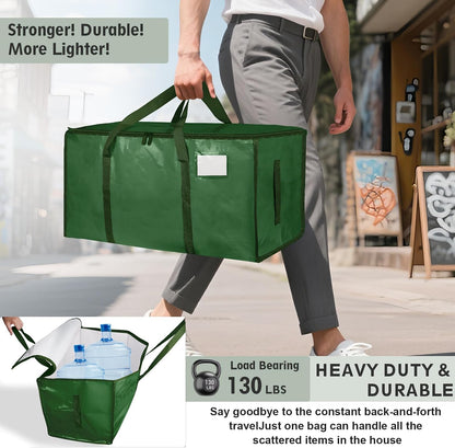 📦 Extra Large Heavy-Duty Moving Bags – Reusable Storage Totes with Zipper & Reinforced Handles 🏠✨