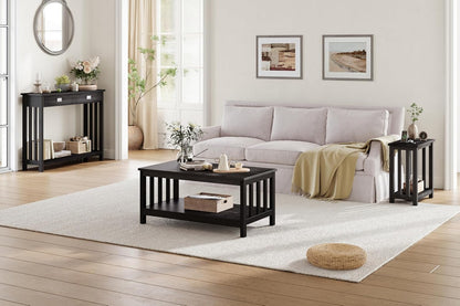 Slim Side Table for Small Spaces – Narrow Storage Accent Table